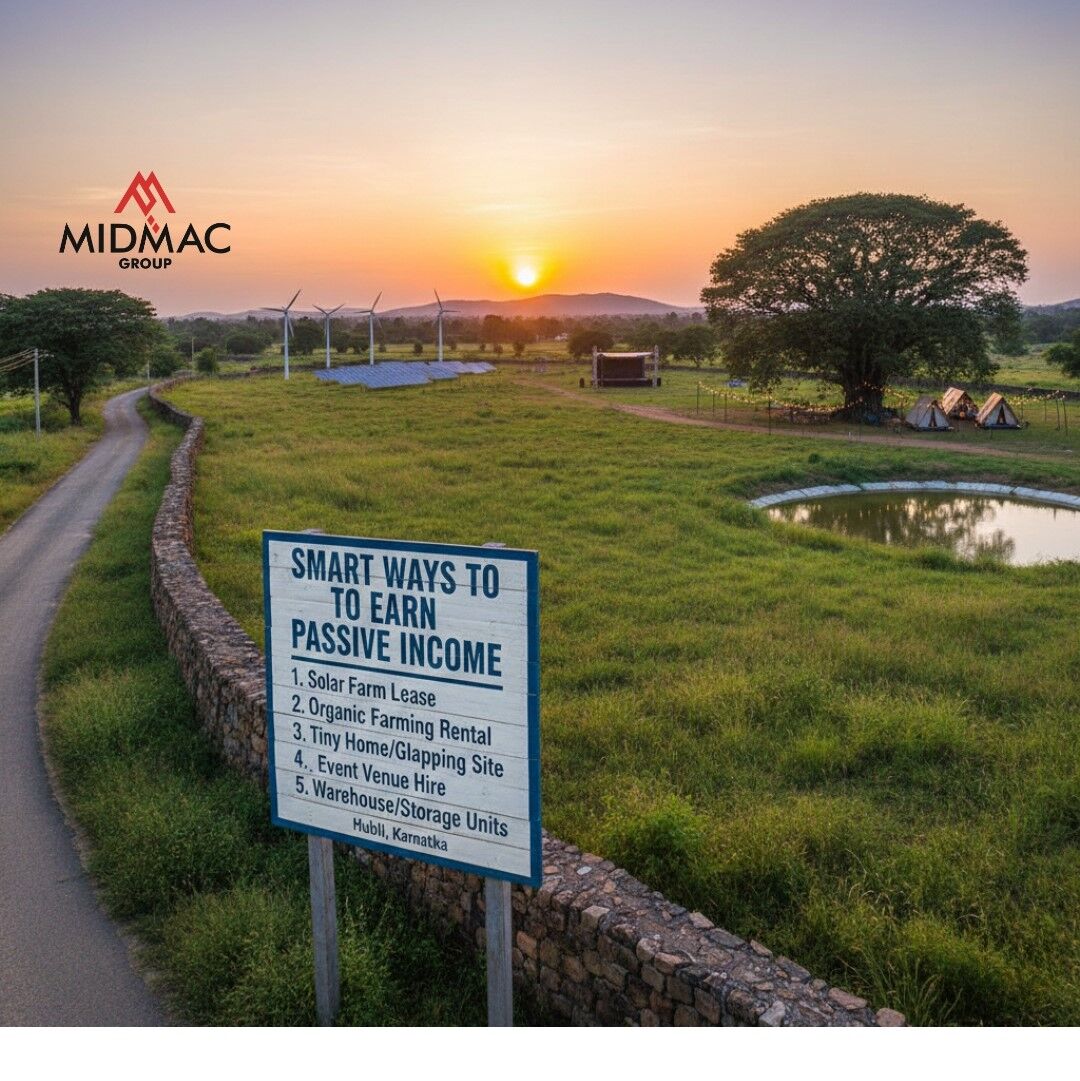 Smart Ways to Earn Passive Income from a Vacant Plot in Hubli, Karnataka